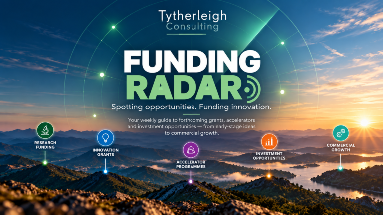 Funding Radar Over Scenic Mountain Landscape